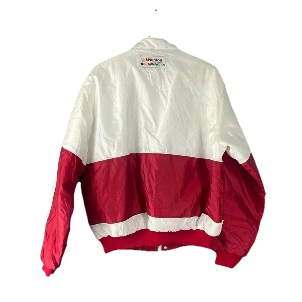 Mens Winston By Swingster Jacket Racing‎ Cup Windbreaker Nascar Sz L USA